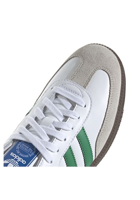 Adidas Samba OG Shoes White Green Women ADIDAS ORIGINALS | Sneakers | IG1024-